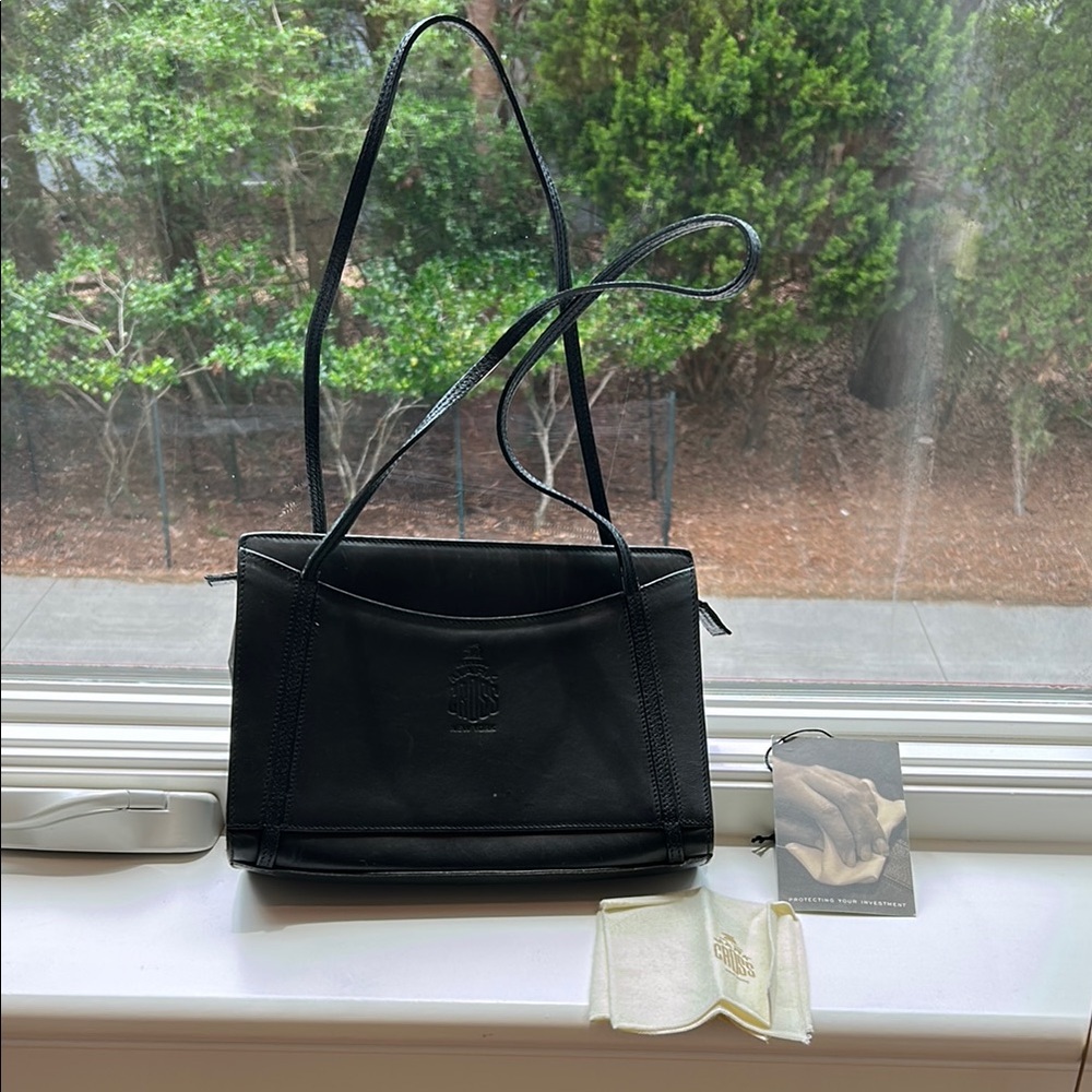 Vintage Mark Cross leather handbag Bridle Collection